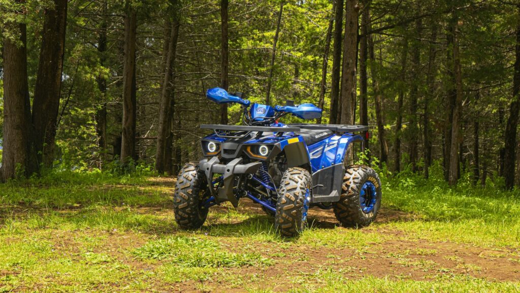 An All-Terrain Vehicle in the Forest